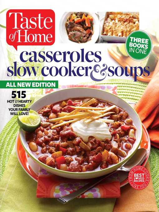 Title details for Taste of Home Casseroles, Slow Cookers & Soups by Editors at Taste of Home - Available
